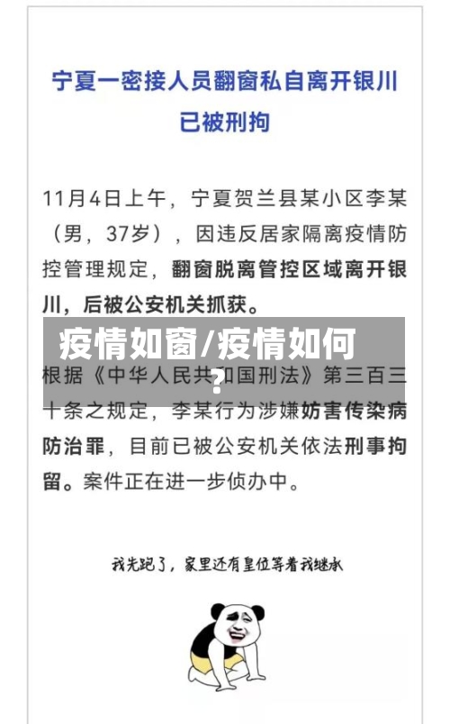 疫情如窗/疫情如何?-第1张图片