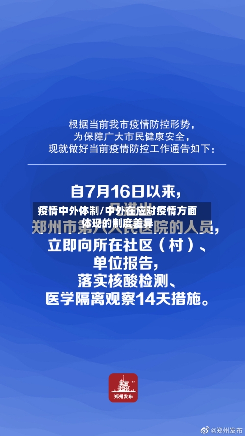 疫情中外体制/中外在应对疫情方面体现的制度差异-第2张图片