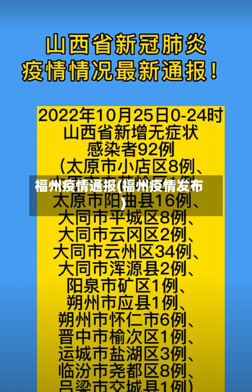 福州疫情通报(福州疫情发布)-第3张图片