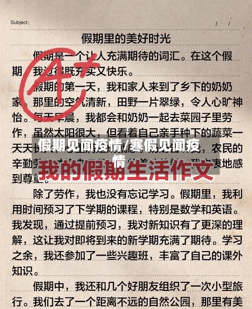 假期见闻疫情/寒假见闻疫情-第3张图片