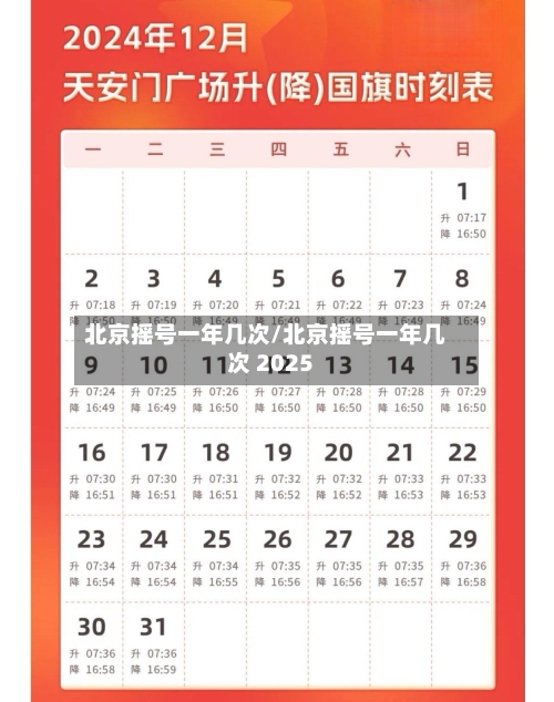 北京摇号一年几次/北京摇号一年几次 2025-第2张图片