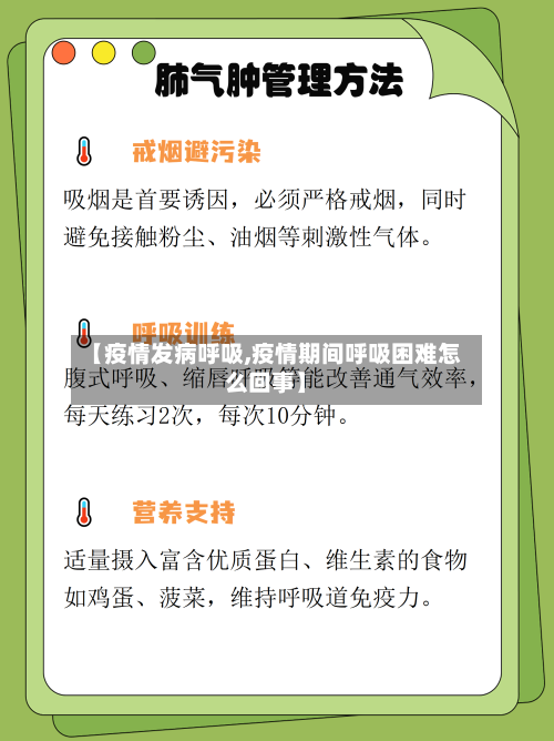 【疫情发病呼吸,疫情期间呼吸困难怎么回事】-第2张图片